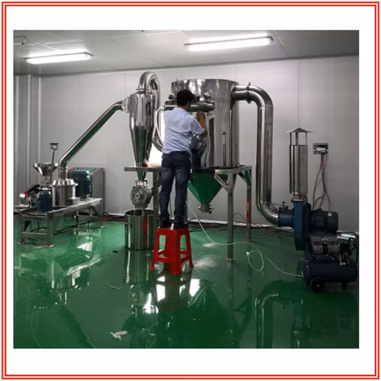 Stainless Steel Extreme Fine Grinder 200 -400 Mesh Powder for Starch, Icing Sugar, Spice, Salt, Chemical, Medicine, Herb, Cereal, Resin, Herbicide
