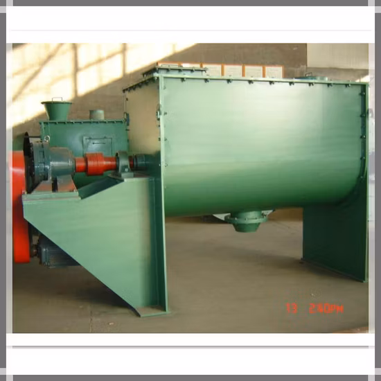 Industrial Horizontal Double Ribbon Blender Mixer Machine for Dry Powder Mixing